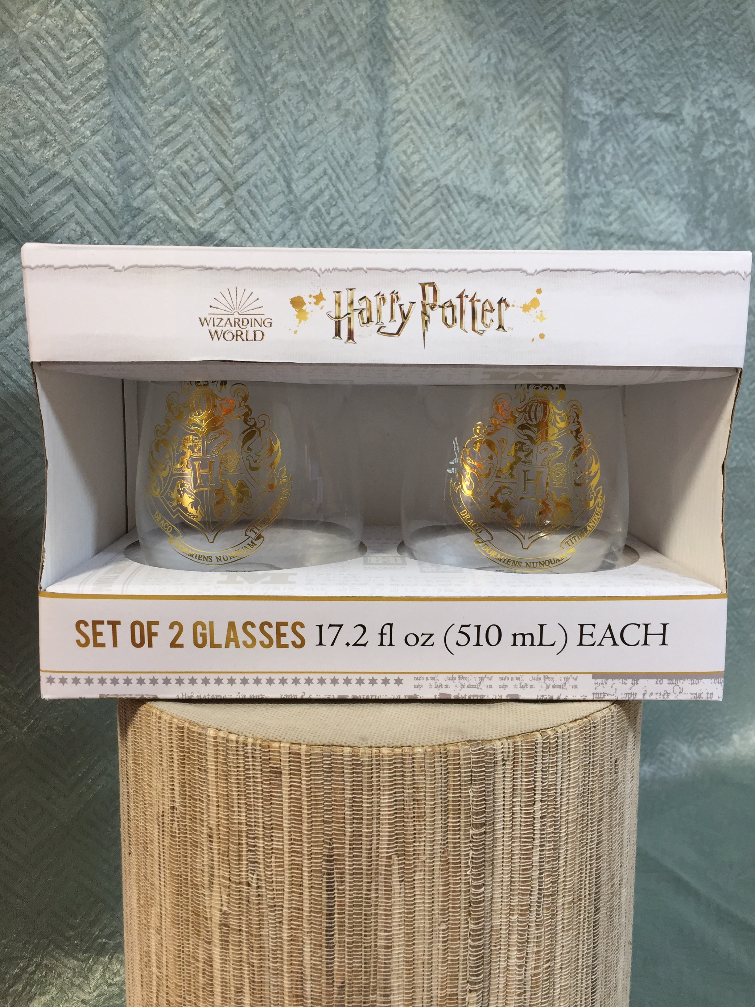 Harry Potter Wine Glasses - Set of 2 - 17.2 fl oz - Wizarding World (7570075156718)